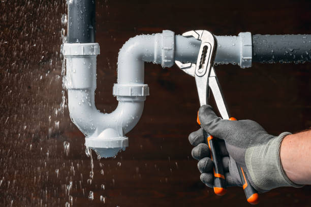 Professional Emergency Plumber technician working in New Hudson, MI